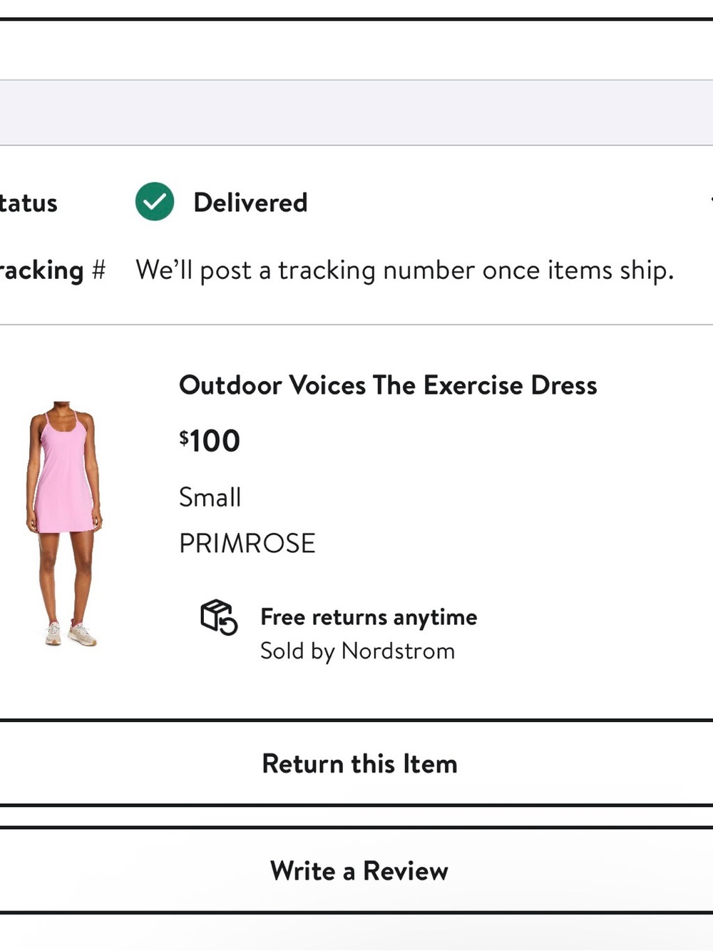 Outdoor Voices primrose exercise dress - Picture 2 of 10